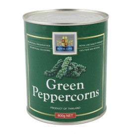 GREEN PEPPERCORNS IN WATER 800G