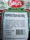 PEPPER STEAK MIX SEASONING 500G BY HOYTS