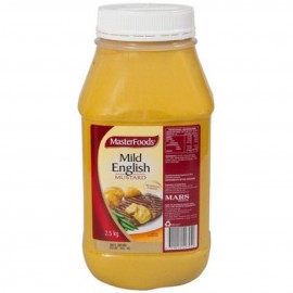 MASTERFOODS MILD ENGLISH MUSTARD 2.5KG