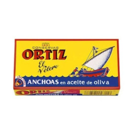 QUALITY ORTIZ ANCHOVIES ANCHOVY IN OLIVE OIL 47.5G FROM SPAIN