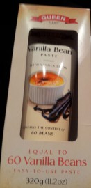 ORGANIC VANILLA BEAN PASTE 320g by QUEEN 