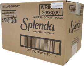 SPLENDA SUGAR SWEETENER SACHET 1000