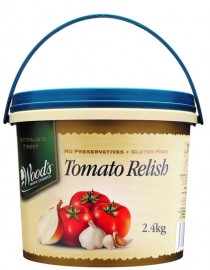 TOMATO RELISH BY WOODS 2.4KG