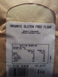 ORGANIC GLUTEN FREE FLOUR 1KG