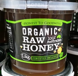 ORGANIC RAW AUSTRALIAN HONEY 1.5KG